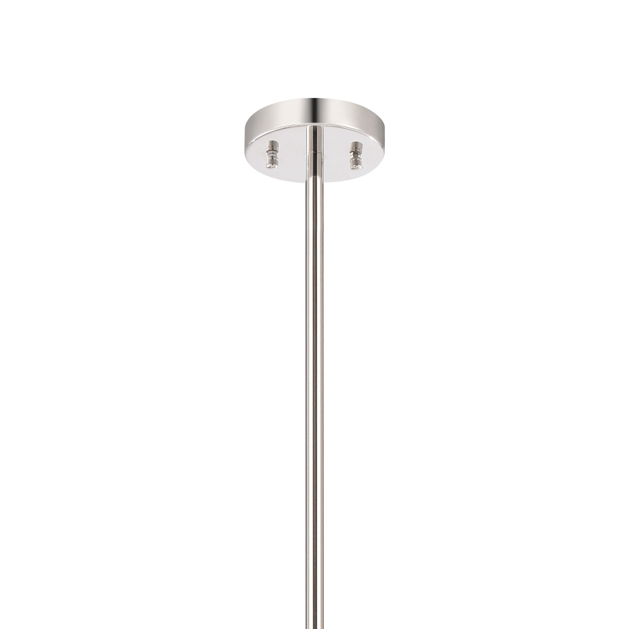 IL32908PN Noon Oval Pendant 12 Light E14 Polished Nickel/Clear Glass