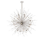 IL32832PN Noon Pendant 20 Light E14 Polished Nickel/Clear Glass