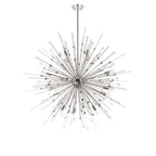 IL32832PN Noon Pendant 20 Light E14 Polished Nickel/Clear Glass