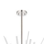 IL32832PN Noon Pendant 20 Light E14 Polished Nickel/Clear Glass