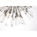 IL32832PN Noon Pendant 20 Light E14 Polished Nickel/Clear Glass