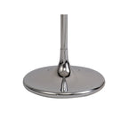IL30063/GY Olivia Floor Lamp Grey Shade 3 Light E14 Polished Chrome/Crystal
