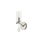 IL32791 Rhea Wall Lamp Switched 1 Light E14 Polished Chrome/Crystal Clear Glass