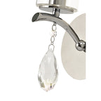 IL32791 Rhea Wall Lamp Switched 1 Light E14 Polished Chrome/Crystal Clear Glass