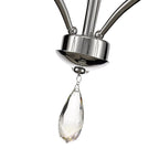 IL32793 Rhea Pendant 3 Light E14 Polished Chrome/Crystal Clear Glass
