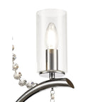 IL32793 Rhea Pendant 3 Light E14 Polished Chrome/Crystal Clear Glass