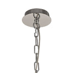 IL32795 Rhea Pendant 5 Light E14 Polished Chrome/Crystal Clear Glass