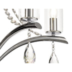 IL32795 Rhea Pendant 5 Light E14 Polished Chrome/Crystal Clear Glass