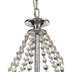 IL32798 Rhea Pendant 8 Light E14 Polished Chrome/Crystal Clear Glass