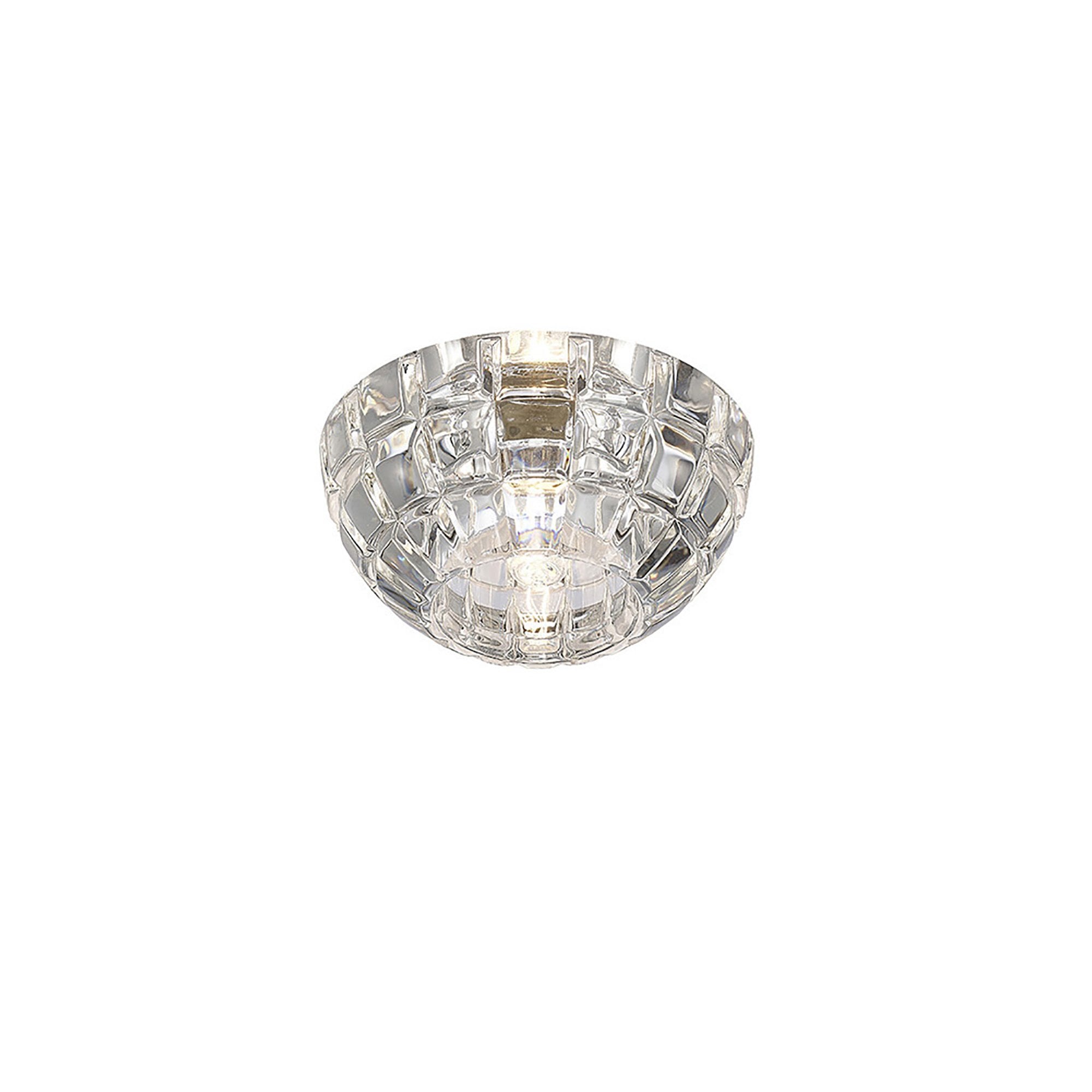IL31840CH Ria G9 Dome Downlight 1 Light Polished Chrome/Crystal Cut Out: 60mm