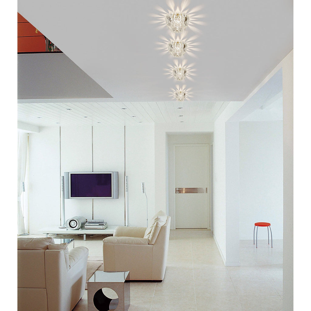 IL31840CH Ria G9 Dome Downlight 1 Light Polished Chrome/Crystal Cut Out: 60mm
