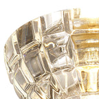 IL31843CH Ria G9 Diamond Faceted Round Downlight 1 Light Polished Chrome/Crystal Cut Out: 60mm