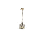 IL31823 Vivienne Pendant 1 Light E14 French Gold/Crystal