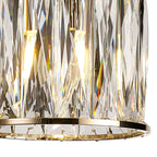 IL31823 Vivienne Pendant 1 Light E14 French Gold/Crystal