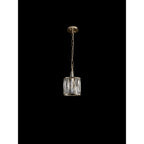 IL31823 Vivienne Pendant 1 Light E14 French Gold/Crystal