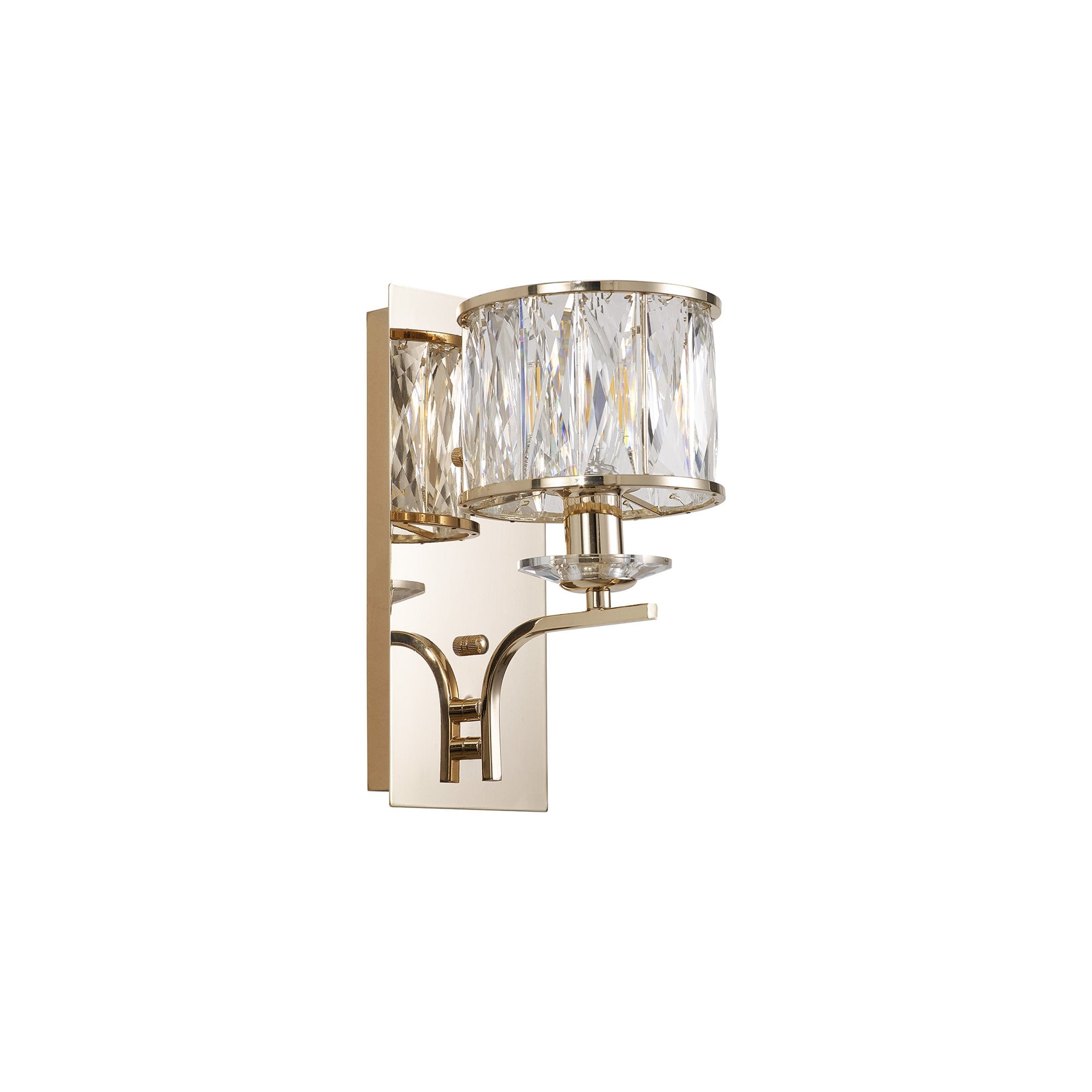 IL31827 Vivienne Wall Lamp 1 Light E14 French Gold/Crystal