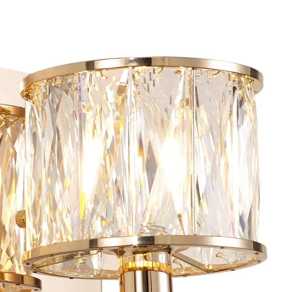 IL31827 Vivienne Wall Lamp 1 Light E14 French Gold/Crystal