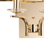 IL31828 Vivienne Wall Lamp 2 Light E14 French Gold/Crystal