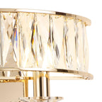 IL31828 Vivienne Wall Lamp 2 Light E14 French Gold/Crystal