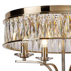 IL31832 Vivienne Ceiling 4 Light E14 French Gold/Crystal