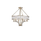 IL31825 Vivienne Pendant/Semi Ceiling 6 Light E14 French Gold/Crystal
