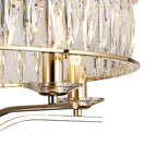 IL31825 Vivienne Pendant/Semi Ceiling 6 Light E14 French Gold/Crystal