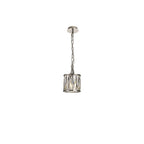 IL31817 Vivienne Pendant 1 Light E14 Polished Nickel/Crystal