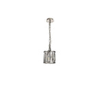 IL31817 Vivienne Pendant 1 Light E14 Polished Nickel/Crystal