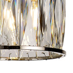 IL31817 Vivienne Pendant 1 Light E14 Polished Nickel/Crystal