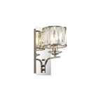 IL31821 Vivienne Wall Lamp 1 Light E14 Polished Nickel/Crystal