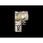 IL31821 Vivienne Wall Lamp 1 Light E14 Polished Nickel/Crystal