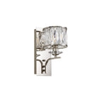 IL31821 Vivienne Wall Lamp 1 Light E14 Polished Nickel/Crystal