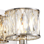 IL31821 Vivienne Wall Lamp 1 Light E14 Polished Nickel/Crystal