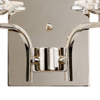 IL31822 Vivienne Wall Lamp 2 Light E14 Polished Nickel/Crystal