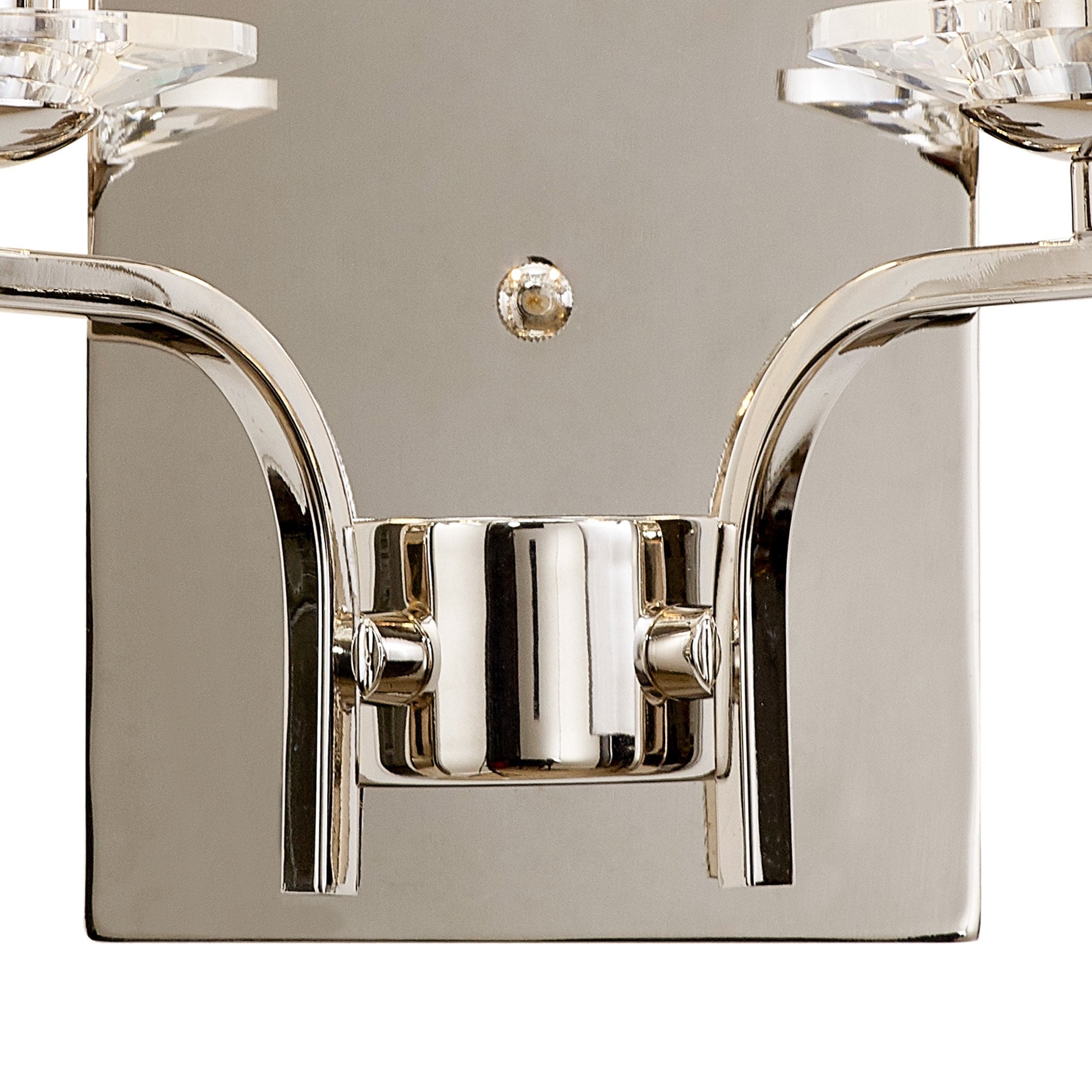 IL31822 Vivienne Wall Lamp 2 Light E14 Polished Nickel/Crystal