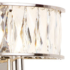 IL31822 Vivienne Wall Lamp 2 Light E14 Polished Nickel/Crystal