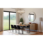 IL31818 Vivienne Pendant/Semi Ceiling 4 Light E14 Polished Nickel/Crystal
