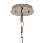 IL31818 Vivienne Pendant/Semi Ceiling 4 Light E14 Polished Nickel/Crystal