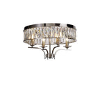 IL31829 Vivienne Ceiling 4 Light E14 Polished Nickel/Crystal
