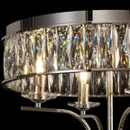 IL31829 Vivienne Ceiling 4 Light E14 Polished Nickel/Crystal