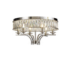 IL31830 Vivienne Ceiling 6 Light E14 Polished Nickel/Crystal