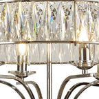 IL31830 Vivienne Ceiling 6 Light E14 Polished Nickel/Crystal