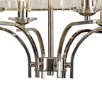 IL31830 Vivienne Ceiling 6 Light E14 Polished Nickel/Crystal