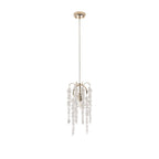 IL32902 Wisteria Round Pendant 1 Light E14 French Gold / Crystal