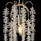 IL32902 Wisteria Round Pendant 1 Light E14 French Gold / Crystal