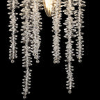 IL32902 Wisteria Round Pendant 1 Light E14 French Gold / Crystal