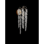 IL32859 Wisteria Wall Lamp 1 Light E14 French Gold / Crystal