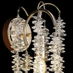 IL32859 Wisteria Wall Lamp 1 Light E14 French Gold / Crystal
