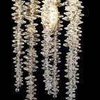 IL32859 Wisteria Wall Lamp 1 Light E14 French Gold / Crystal