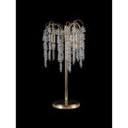 IL32900 Wisteria Table Lamp 3 Light E14 French Gold / Crystal